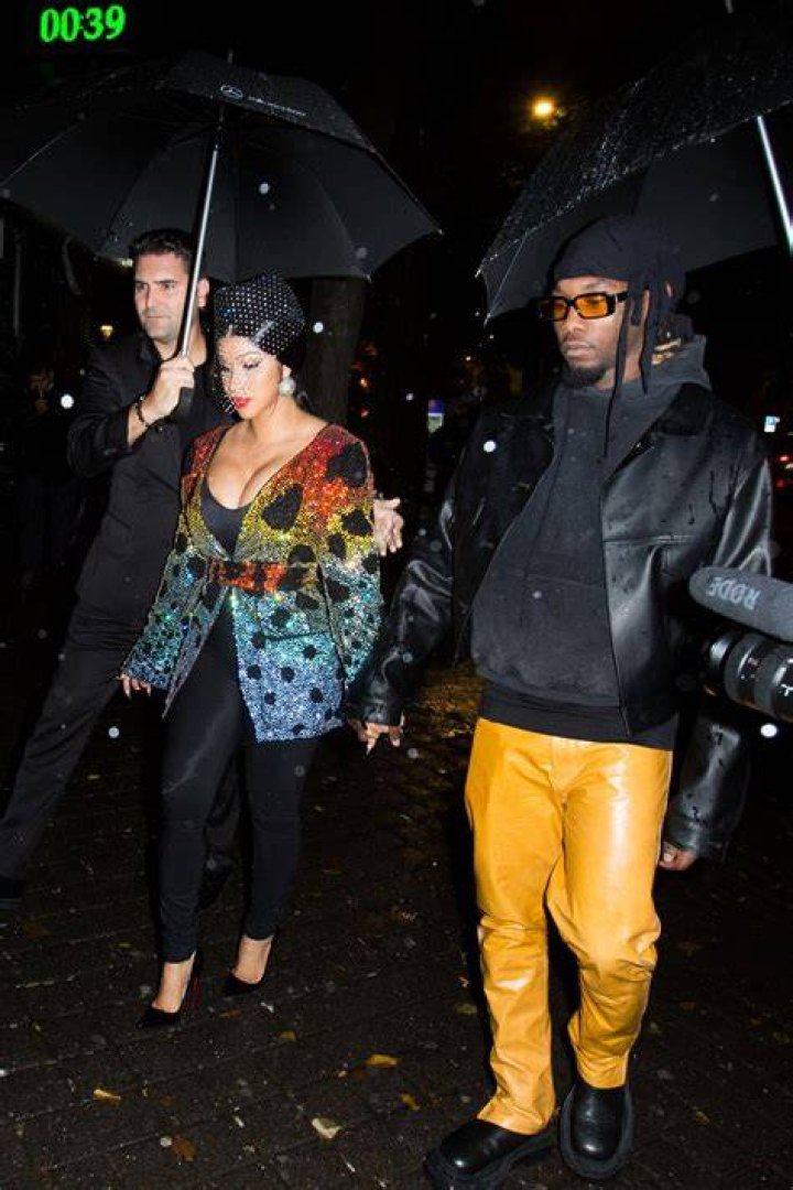 Cardi B leaving her Paris hotel. PFW. 05 Jul 2023 Pictured: Cardi B. Photo credit: Raw Image LTD/MEGA TheMegaAgency.com +1 888 505 6342 (Mega Agency TagID: MEGA1003838_001.jpg) [Photo via Mega Agency]