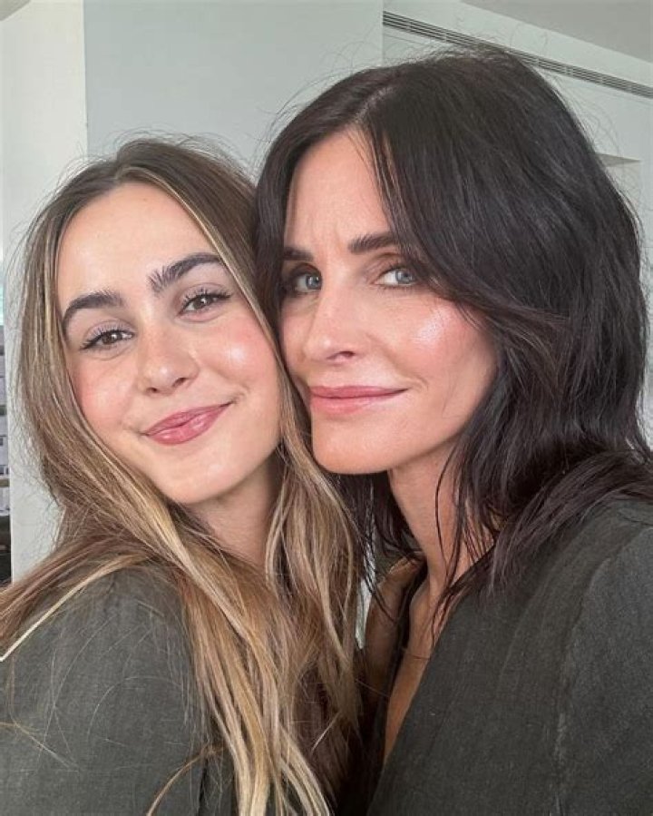Courteney Cox Posing With Daughter Coco Arquette