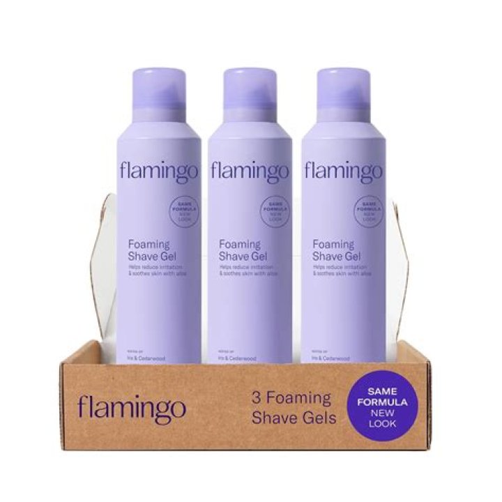 Flamingo Foaming Shave Gel & Razor