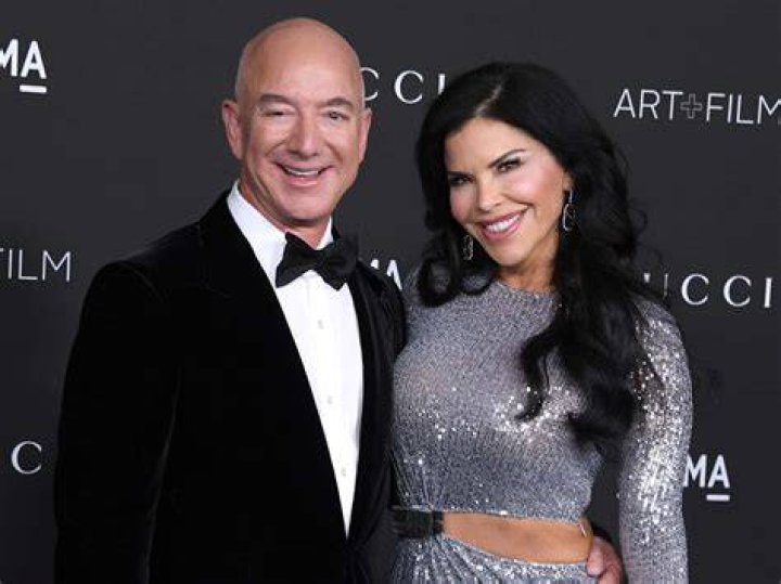 Lauren Sanchez and Jeff Bezos