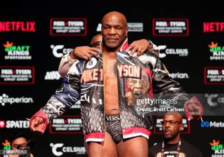Mike Tyson attends the Mike Tyson Standing United and the Tyson Ranch Celebrity Golf Tournament, in Dana Point, Calif Mike Tyson, Standing United and the Tyson Ranch Celebrity Golf Tournament, Dana Point, USA - 02 Aug 2019