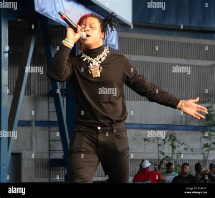 Rap artist Trippie Redd performs live at Henry Maier Festival Park during Summerfest in Milwaukee, Wisconsin Music 2018 Summerfest Music Festival, Milwaukee, USA - 03 Jul 2018