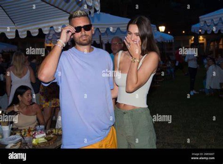 Scott Disick, left, and Amelia Hamlin attend a party at Ruschmeyer's, in Montauk, NY Celebrity Sightings in Montauk, East Hampton, United States - 17 Jul 2021